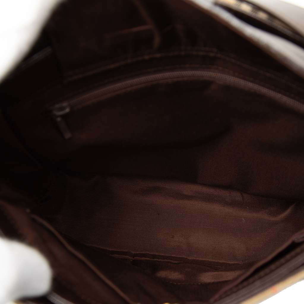 Burberry Haymarket Check Canvas Shoulder Bag - 4