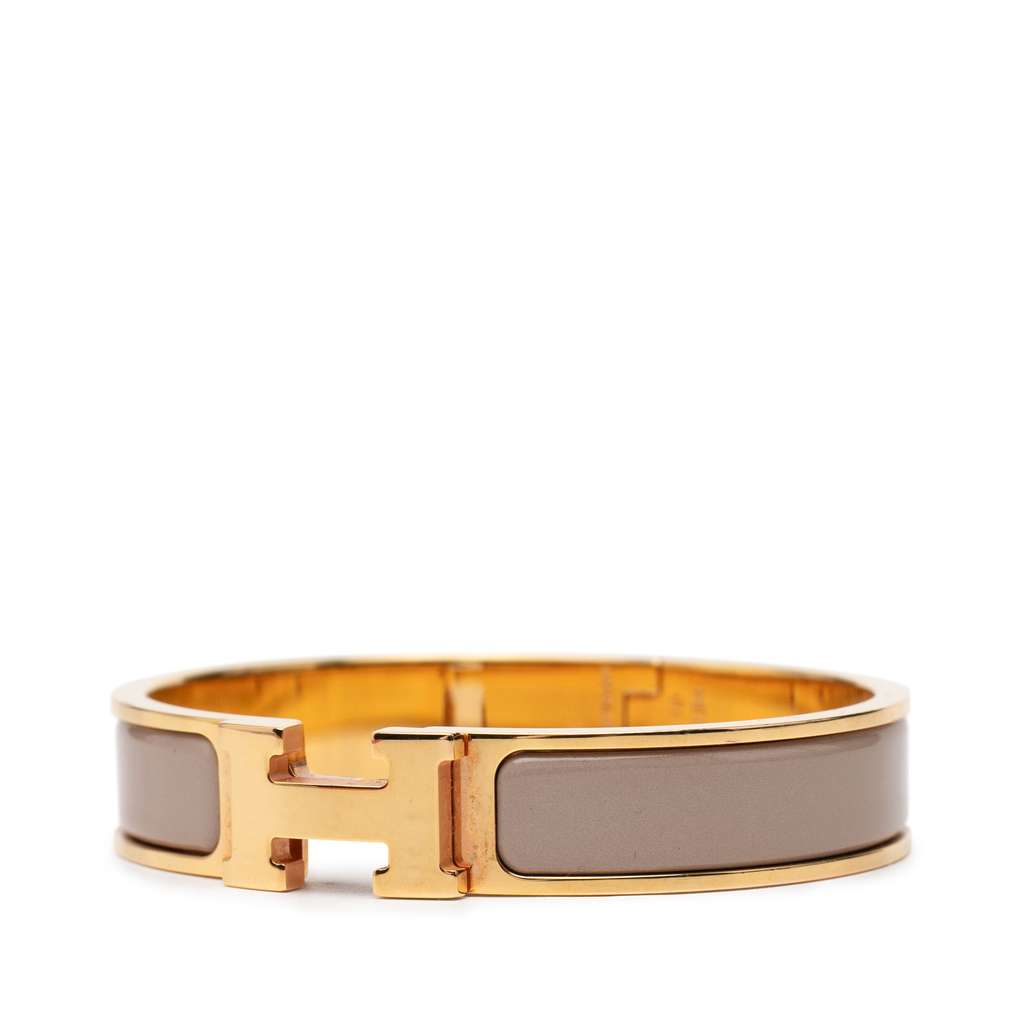 Hermès Narrow Enamel Clic H Bracelet PM - 2