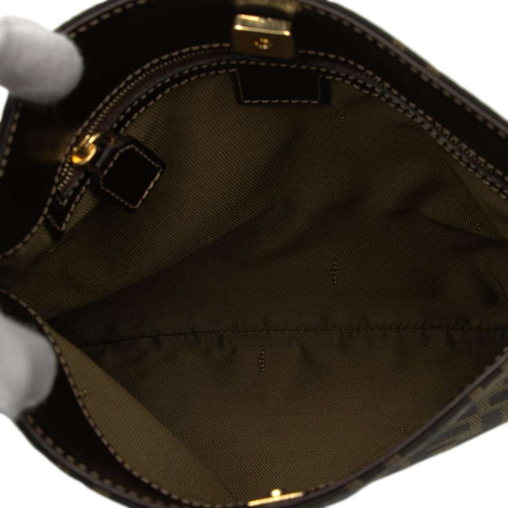 Fendi Zucca Canvas Shoulder Bag - 4