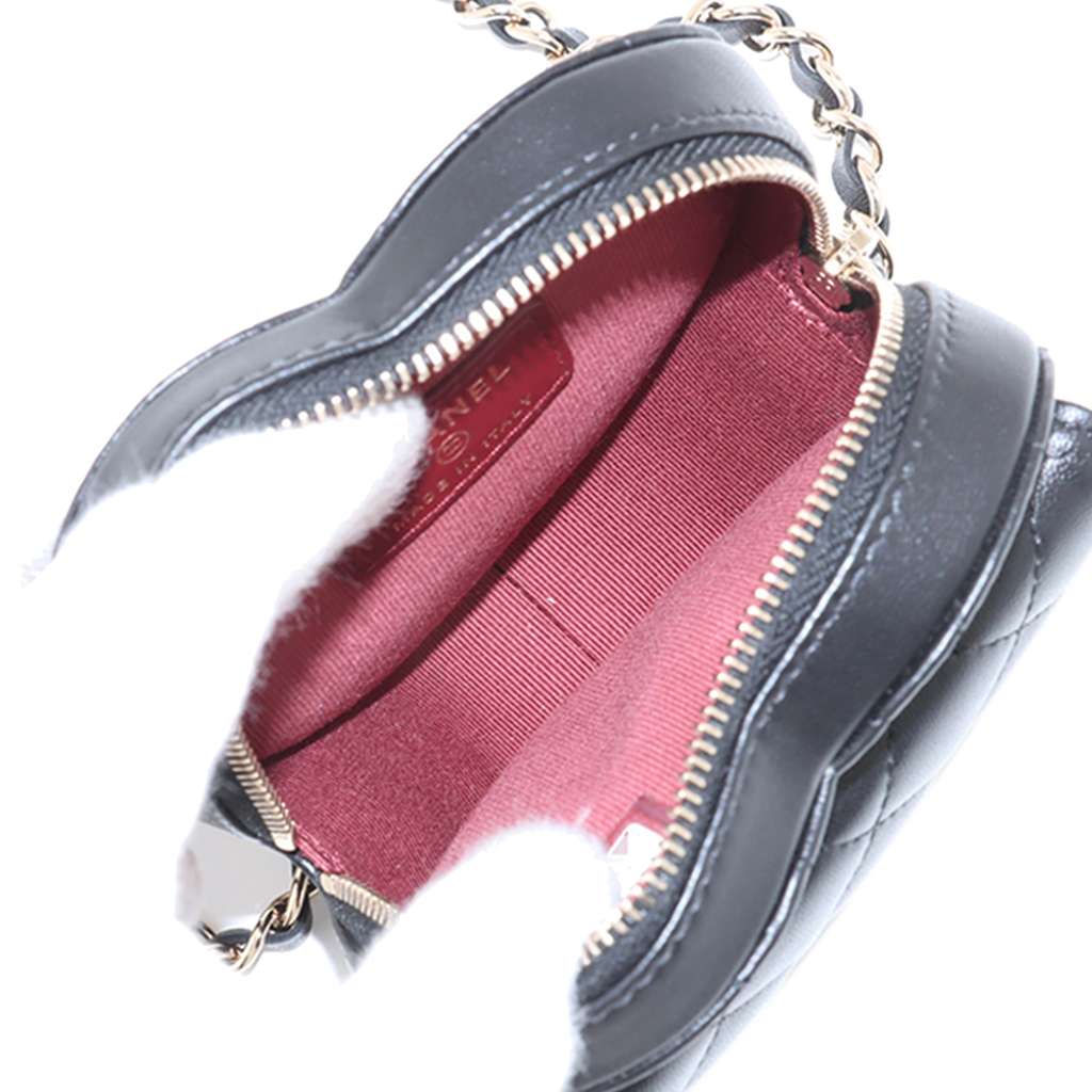 Chanel Mini Lambskin CC in Love Heart Belt Bag - 5