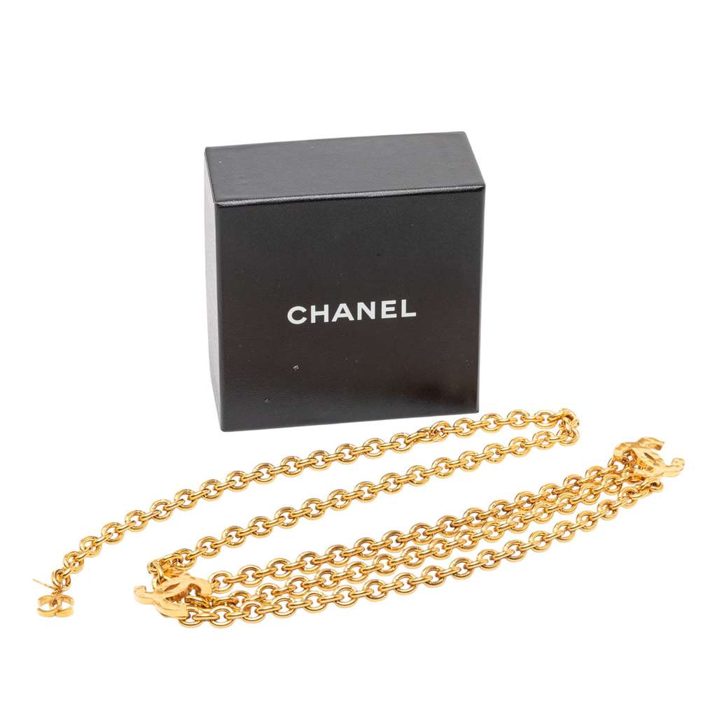 Chanel Gold Plated CC Cable Chain Link Belt - 5