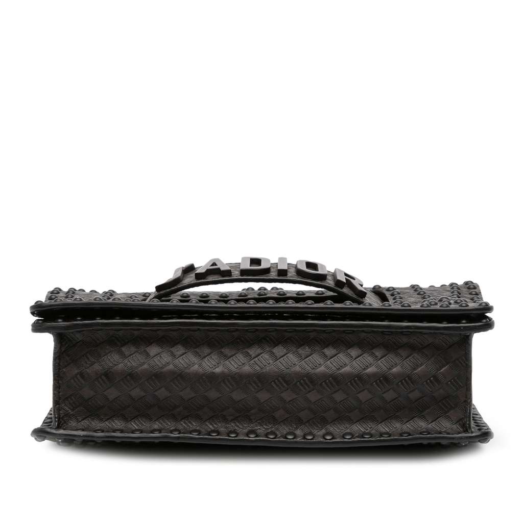 Dior Medium Embossed Calfskin Studded JAdior Chain Flap - 3