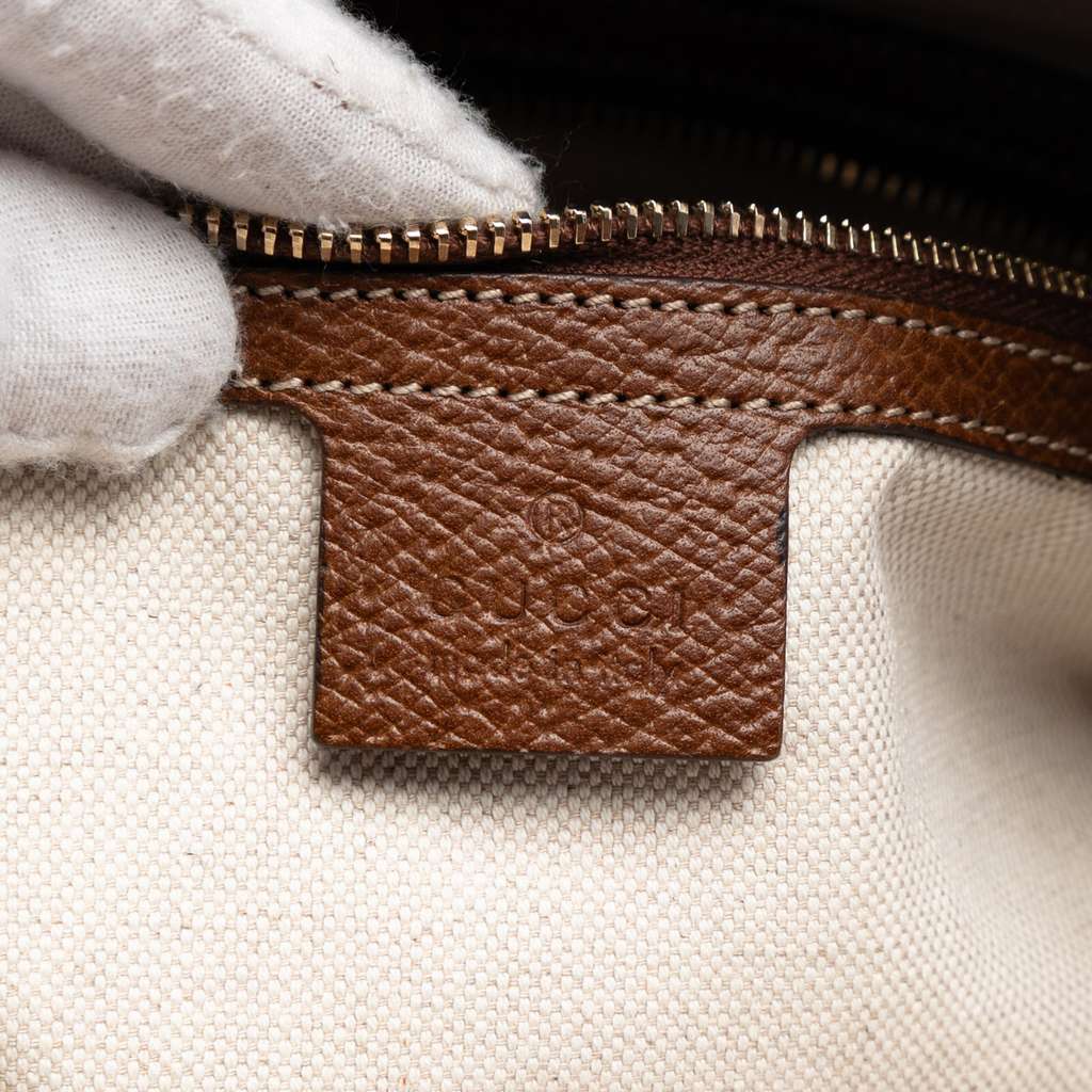 Gucci Large GG Canvas Bree Fold Over Tote - 5