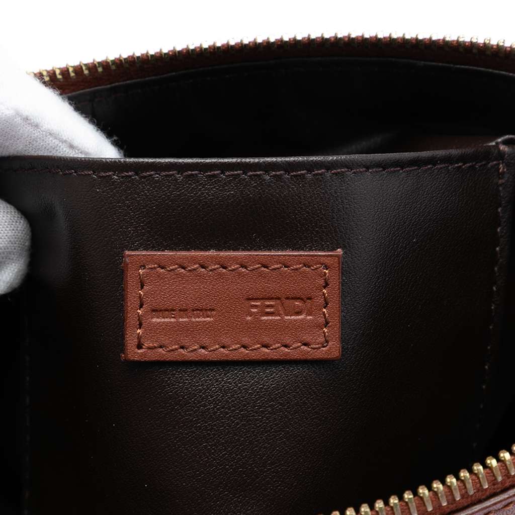 Fendi Pequin Canvas Clutch - 5