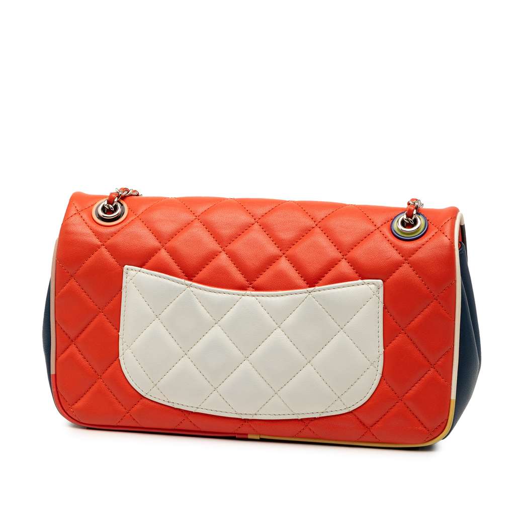 Chanel Medium Quilted Lambskin Cuba Color Flap - 2