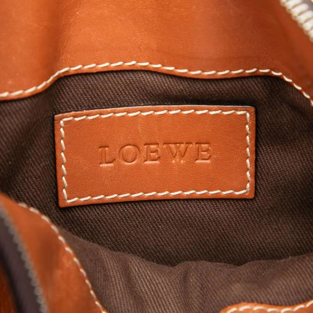Loewe Leather Anagram Crossbody Brown Leather Good - Box View