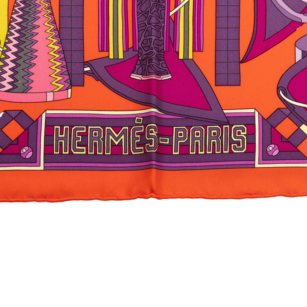 Hermès Les Trophee Silk Scarf 90 - 3