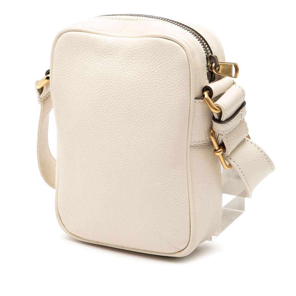 Gucci Mini Grained Calfskin Logo Crossbody - 2