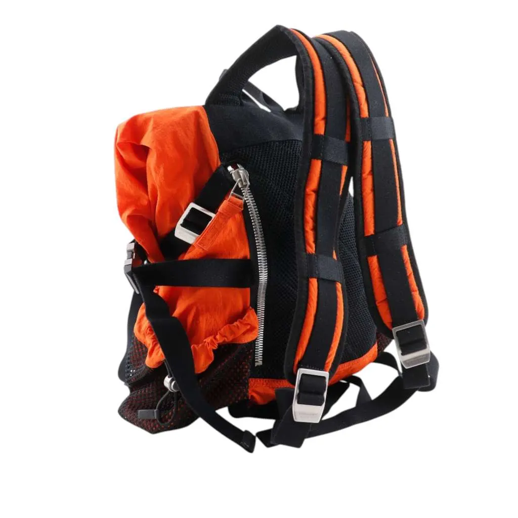 Bottega Veneta Nylon Paper Touch Backpack Orange Good - Back View