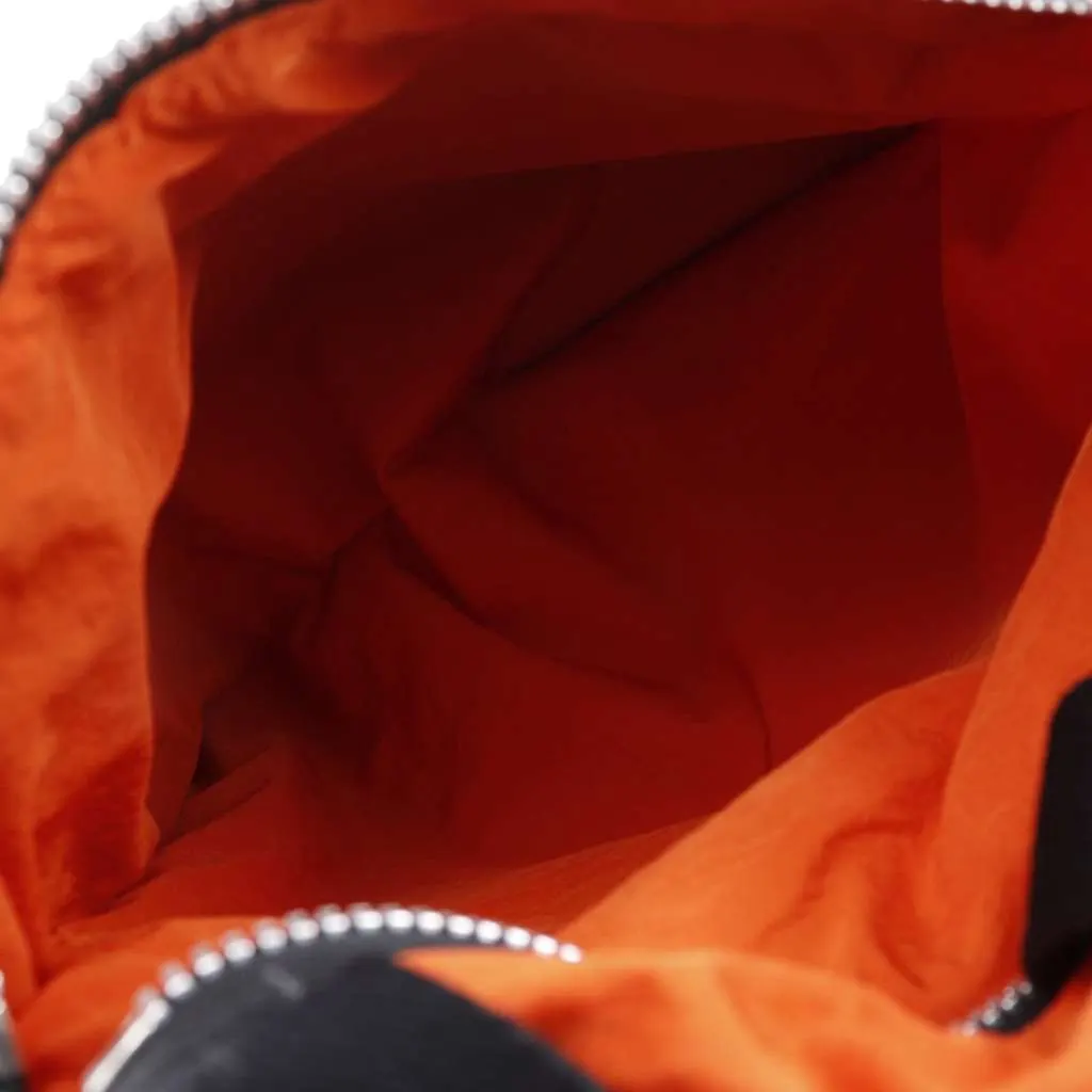 Bottega Veneta Nylon Paper Touch Backpack Orange Good - Model View
