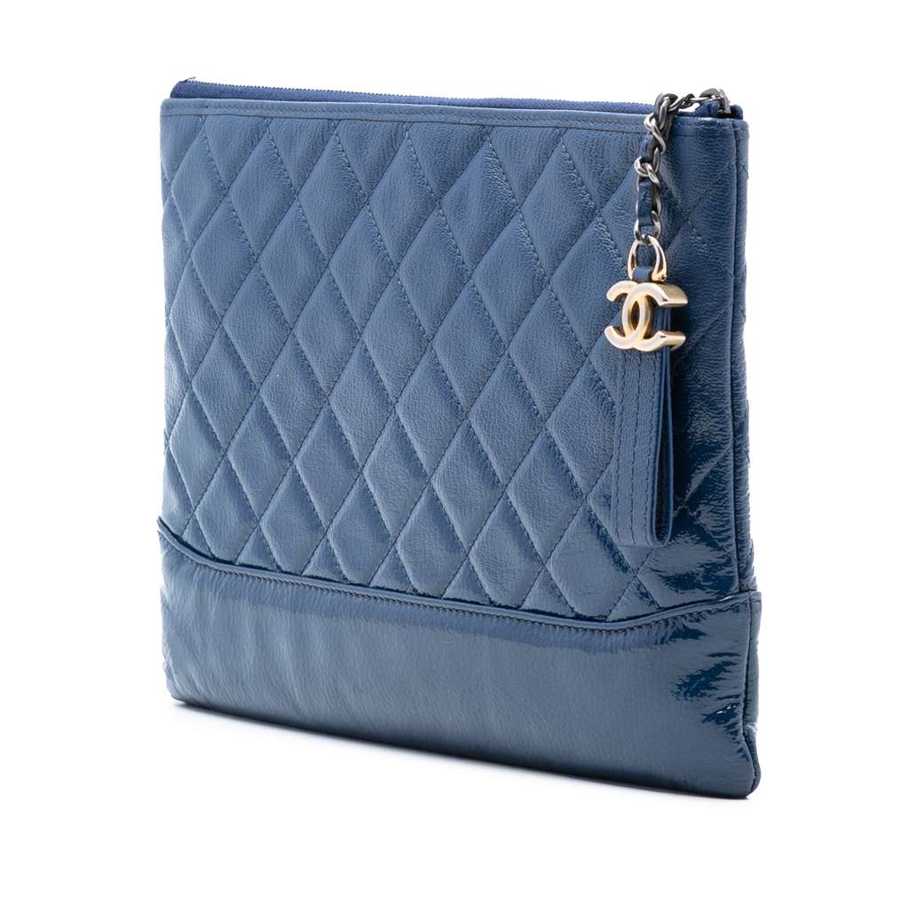 Chanel Medium Aged Calfskin Gabrielle O Case Clutch - 2