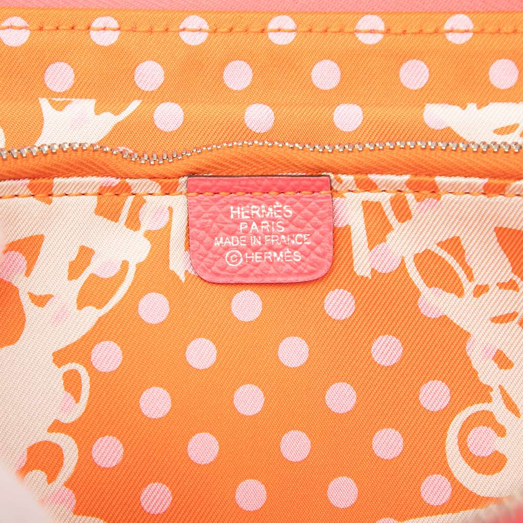 Hermès Epsom Silk'In Classique Long Wallet - 5