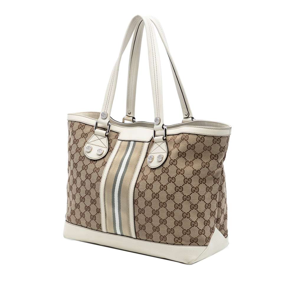 Gucci GG Canvas Web Sunset Tote - 2