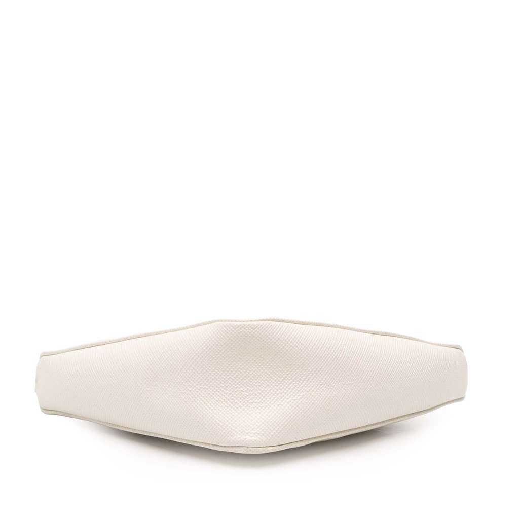 Prada Saffiano Logo Embossed Triangle Wristlet Pouch - 3