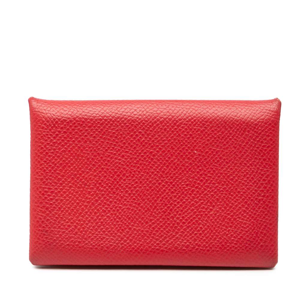 Hermès Epsom Calvi Card Holder