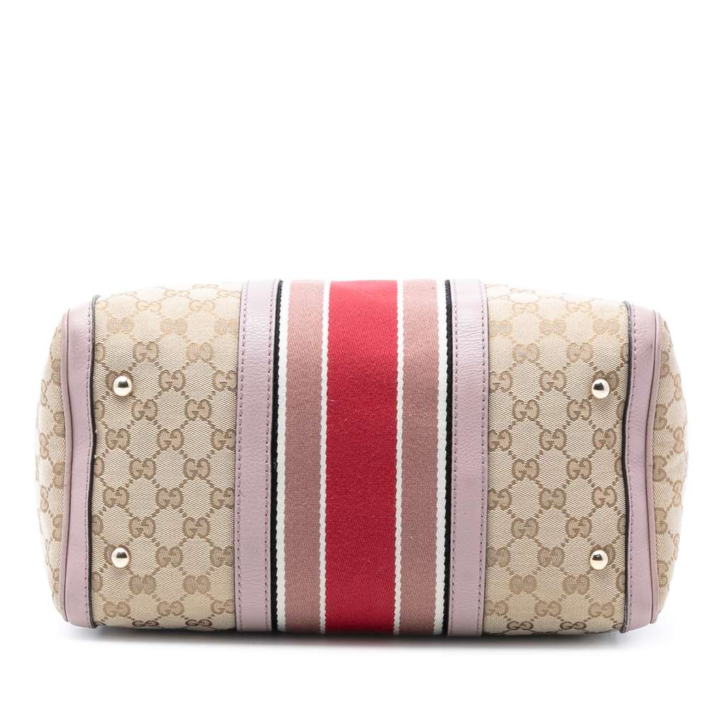 Gucci Medium GG Canvas Web Joy Boston Bag - 3