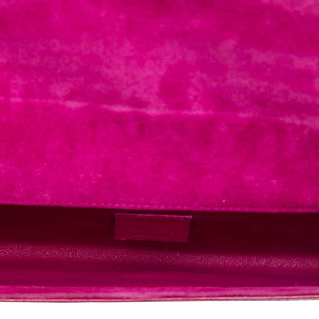 Gucci Microguccissima Patent Broadway Clutch - 4