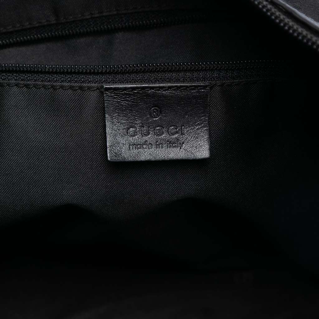 Gucci GG Nylon Bamboo Shoulder Bag - 5