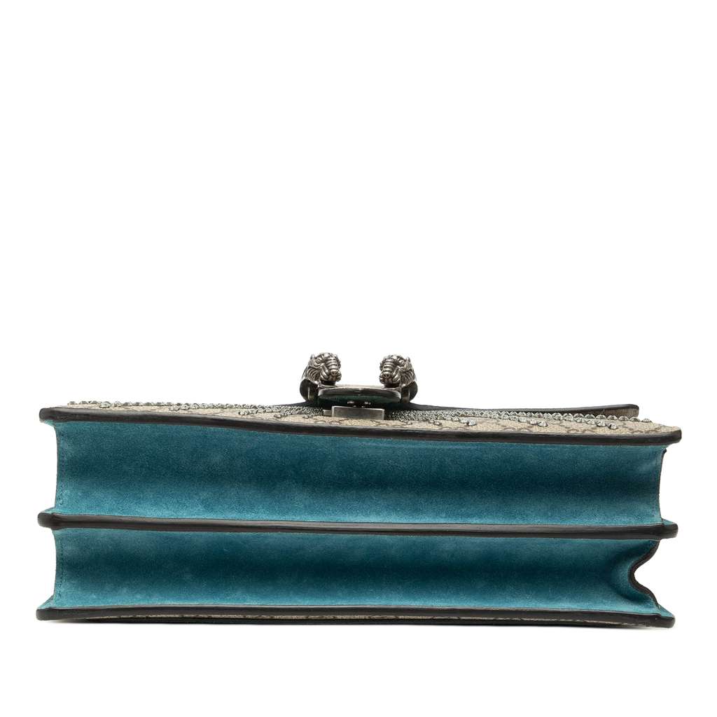 Gucci Medium GG Supreme Embroidered Angry Cat Dionysus Shoulder Bag - 3