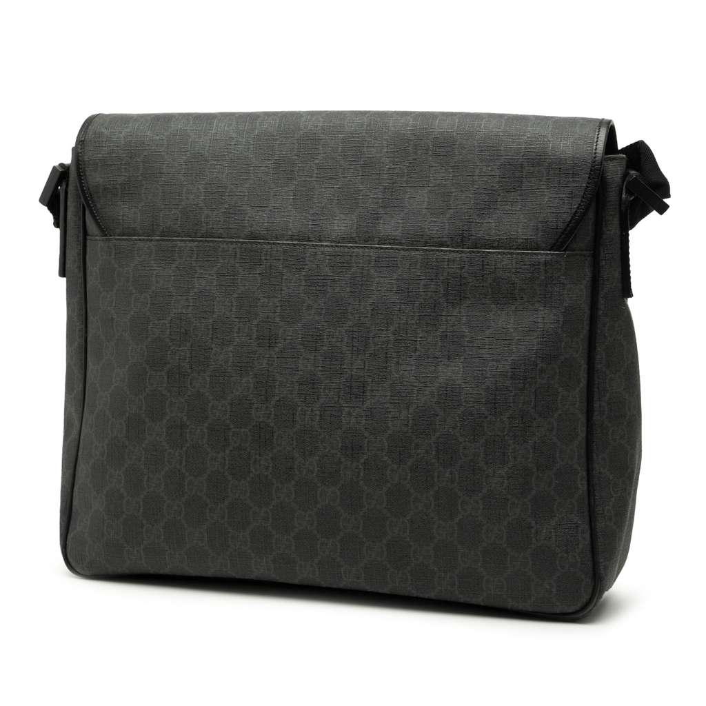 Gucci GG Supreme Flap Messenger Bag - 2