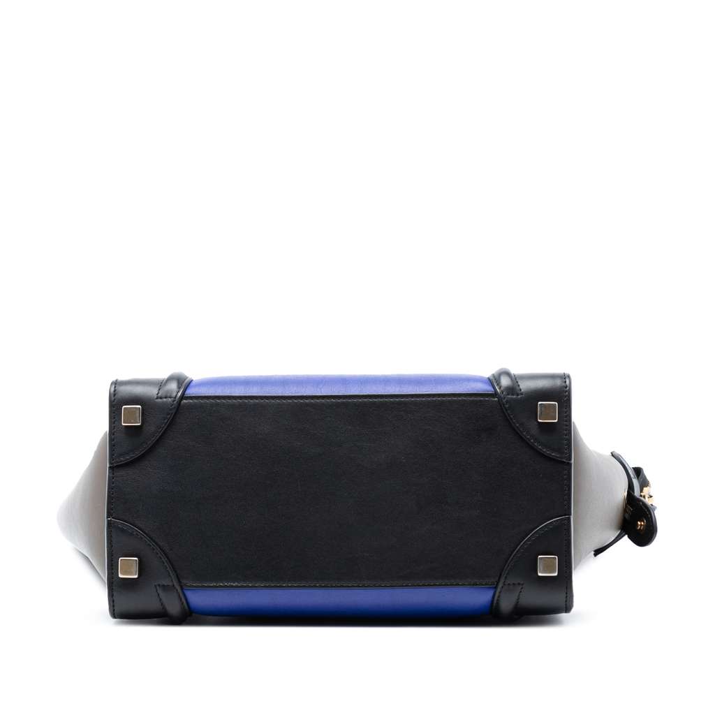 Celine Micro Tricolor Leather Luggage Tote - 3