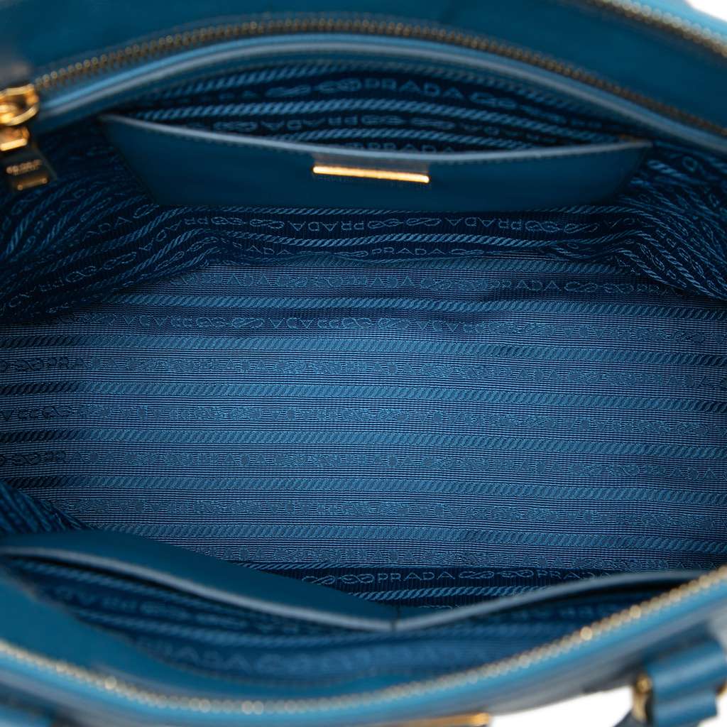 Prada Medium Saffiano Lux Galleria Double Zip Satchel - 4
