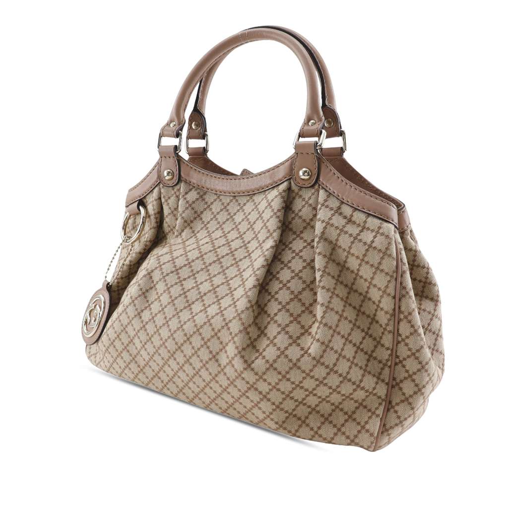 Gucci Medium Diamante Canvas Sukey Tote - 2