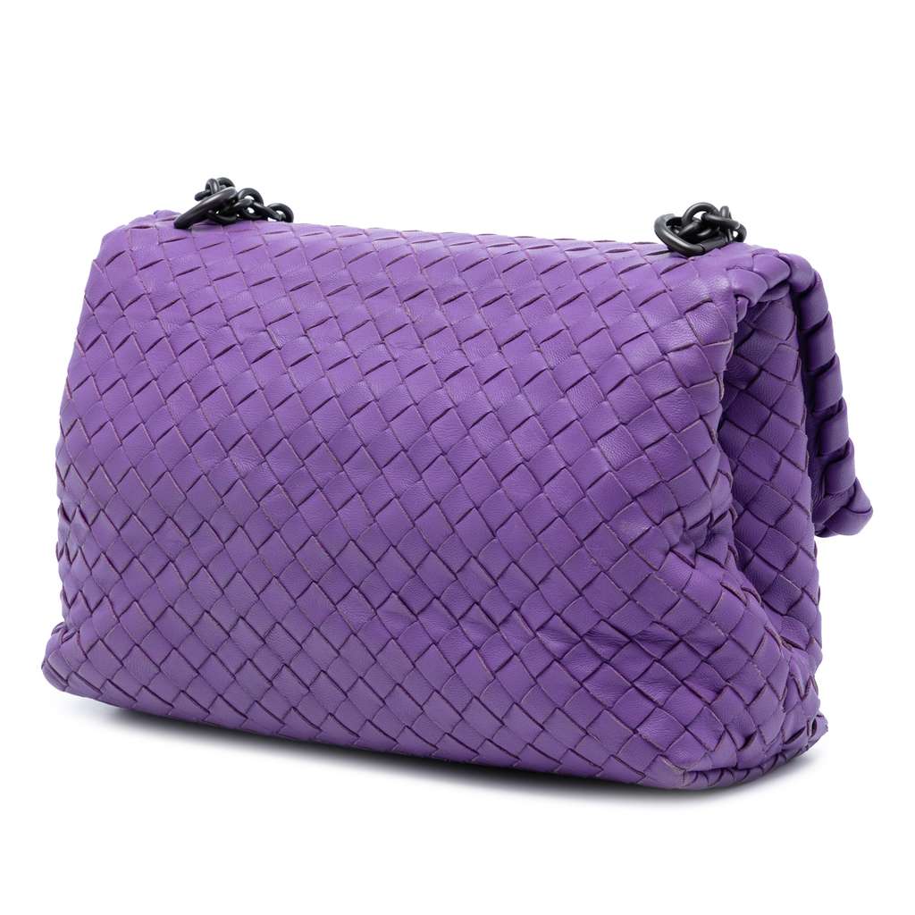 Bottega Veneta Medium Nappa Intrecciato Olimpia Shoulder Bag - 2