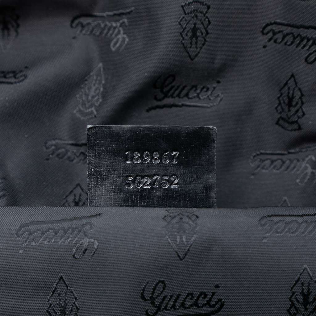 Gucci Coated Canvas Bamboo Dialux Pop Satchel - 5