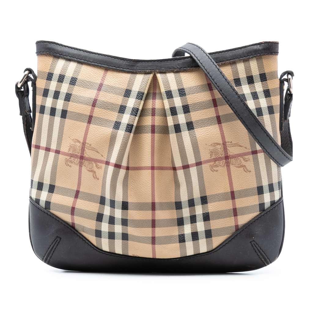 Burberry Haymarket Check Coated Canvas Hartham Crossbody