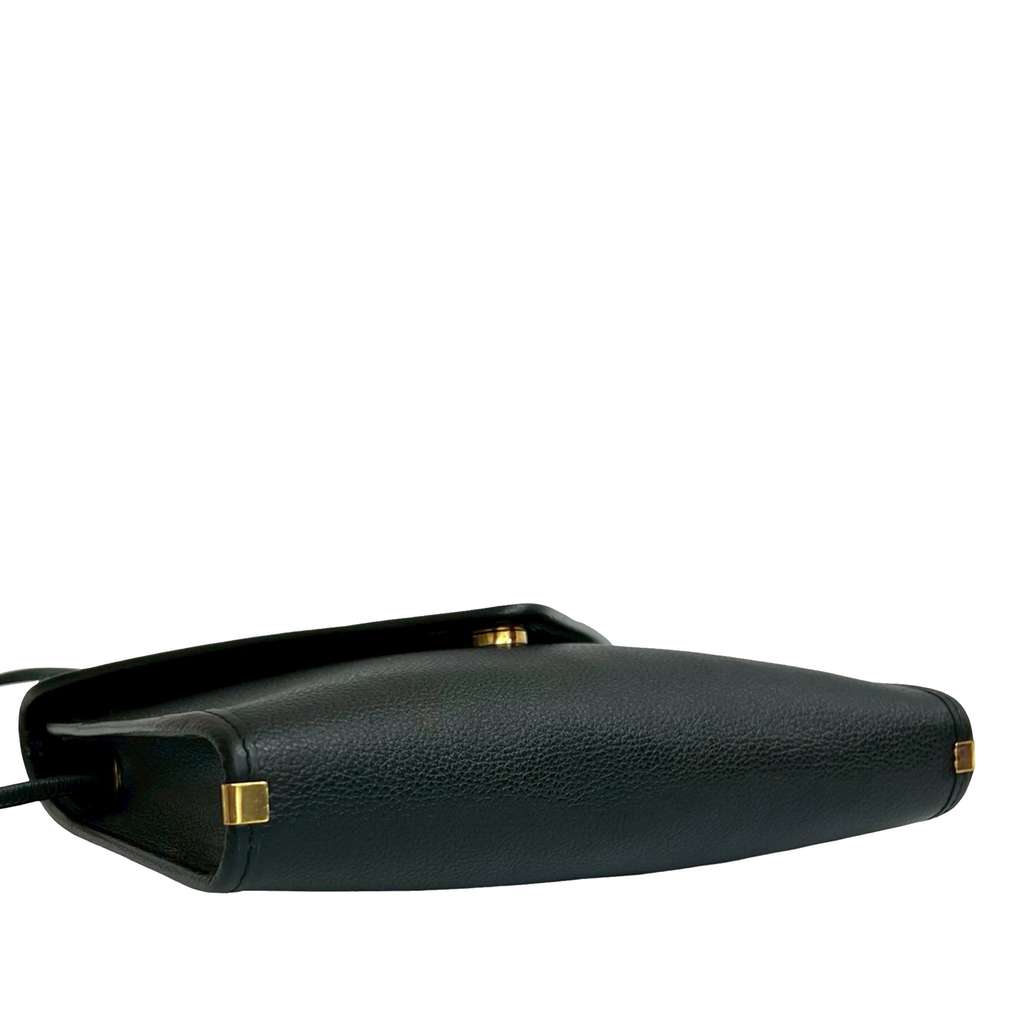 Saint Laurent Leather Envelope Flap Crossbody - 3