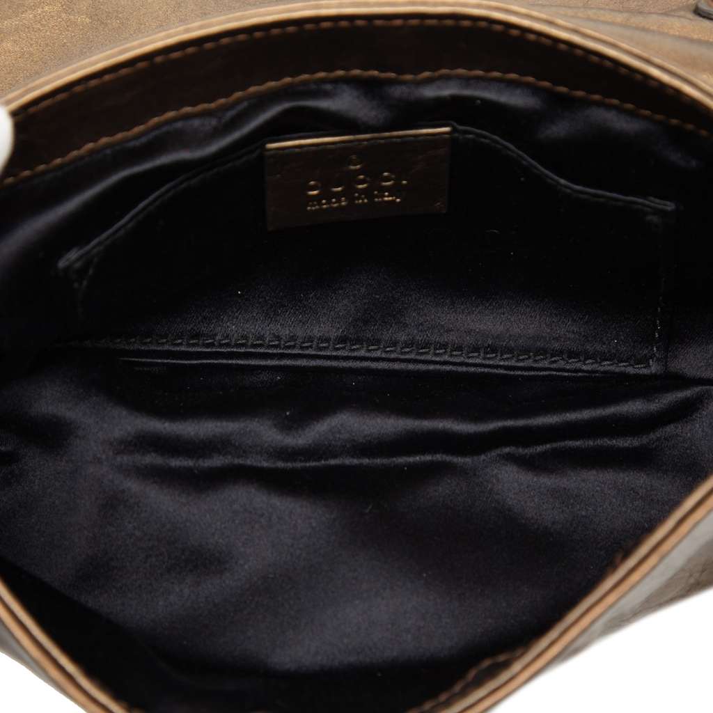 Gucci Metallic Calfskin Hysteria Shoulder Bag - 4