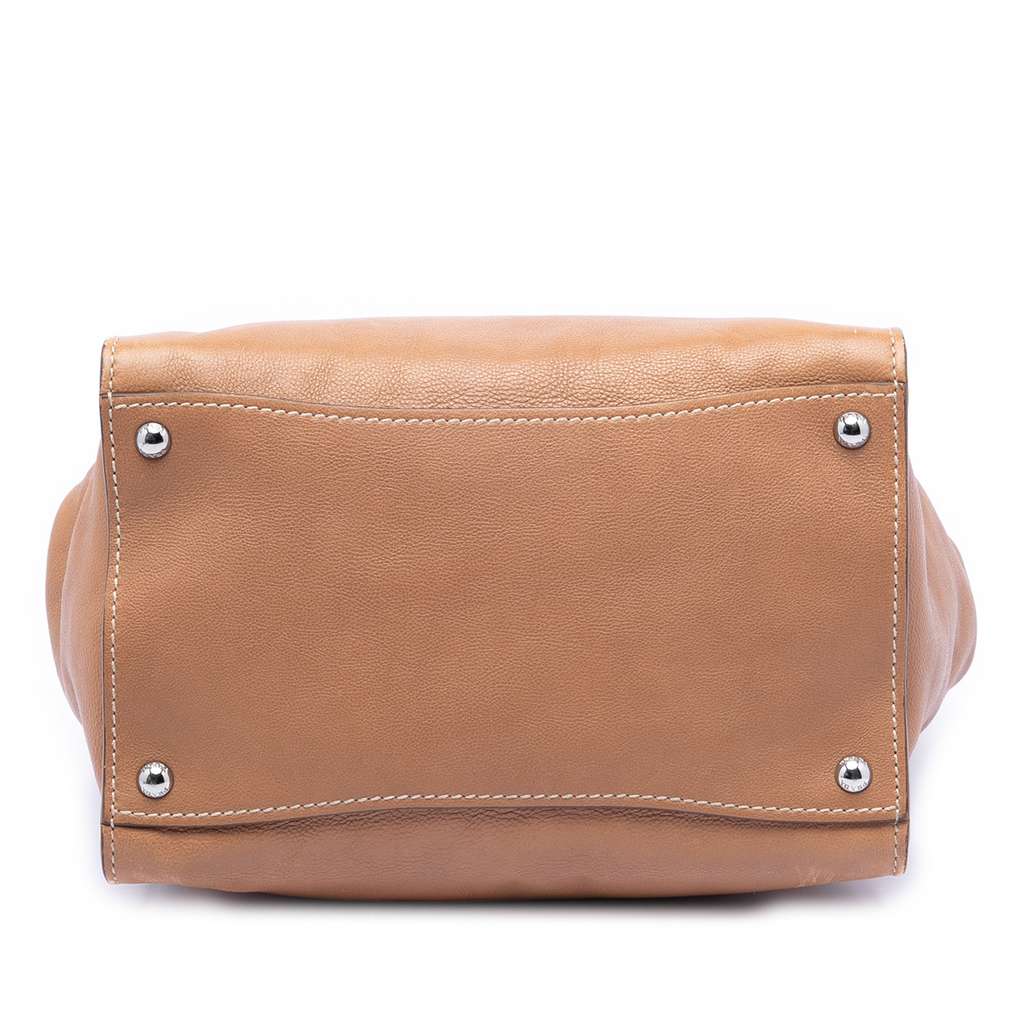 Prada Glace Calf Twin Pocket Double Handle Satchel - 3