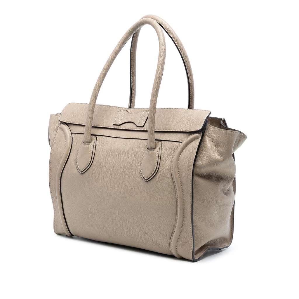 Celine Mini Luggage Leather Tote Bag - 2