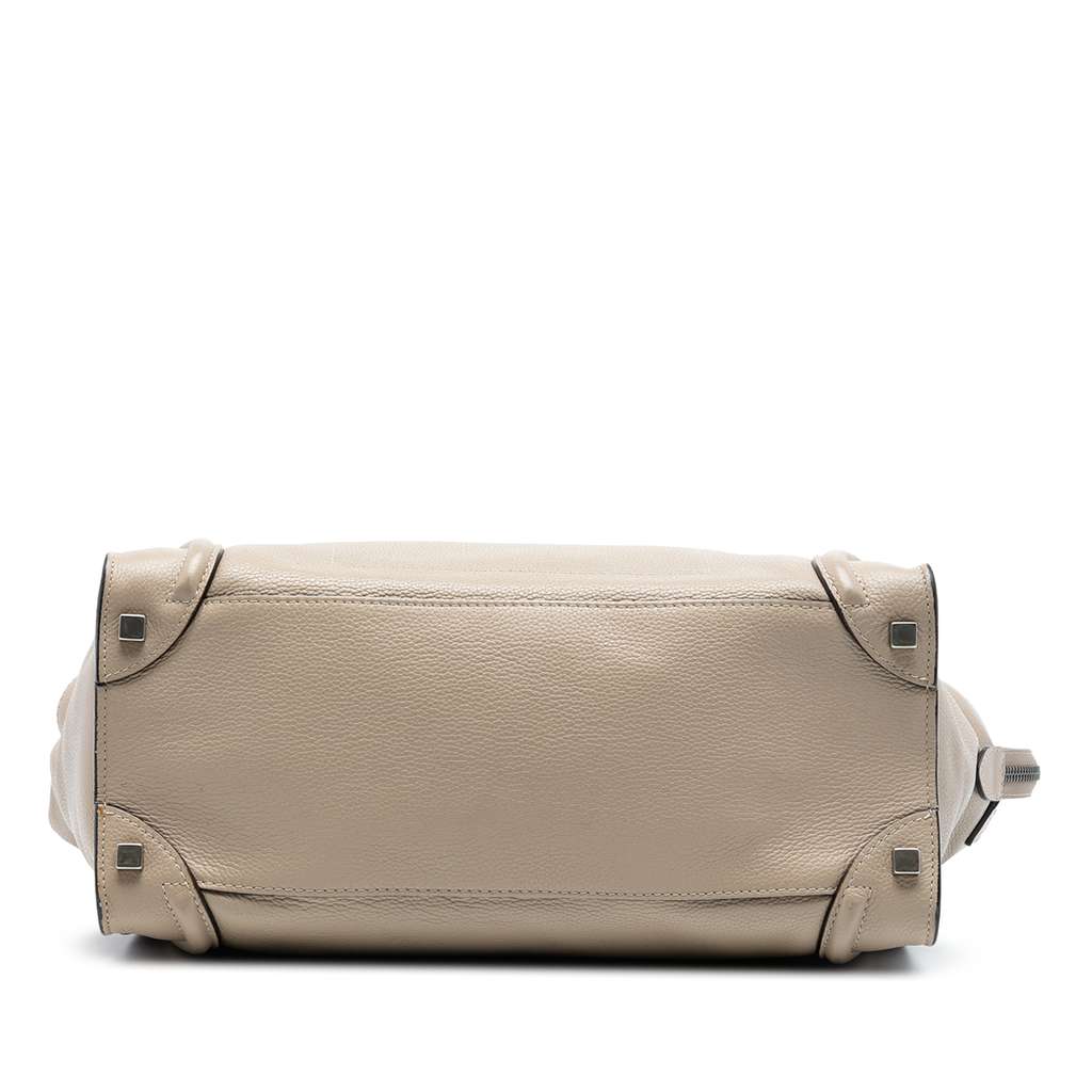 Celine Mini Luggage Leather Tote Bag - 3