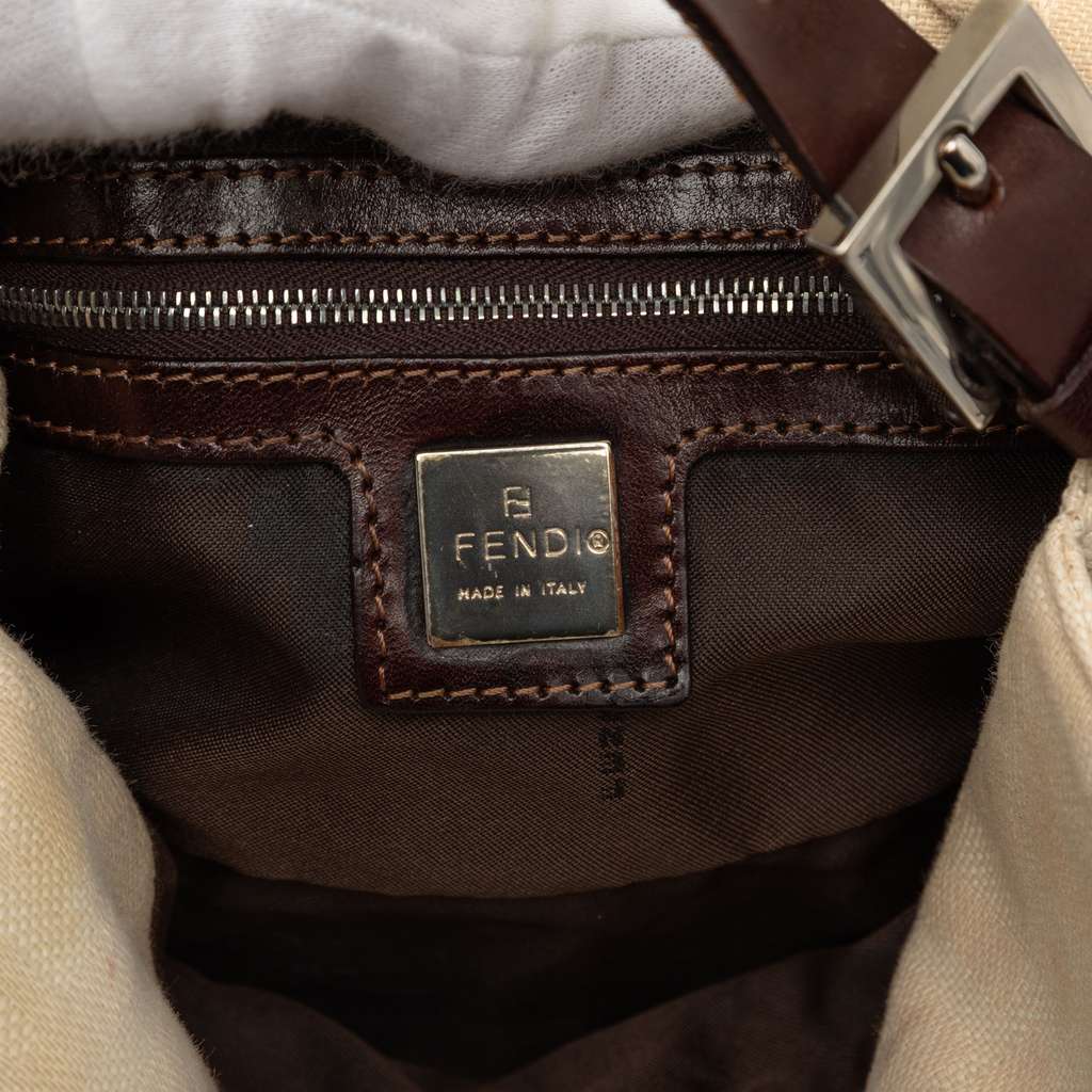 Fendi Zucca Canvas Double Flap Mamma - 5