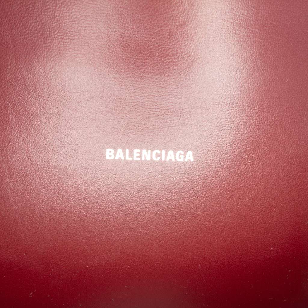 Balenciaga XS Croc Embossed Calfskin Graffiti Hourglass Top Handle Bag - 5
