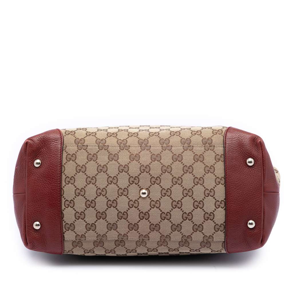 Gucci Medium GG Canvas Web Dressage Tote - 3