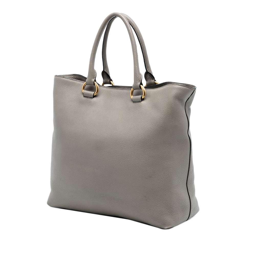 Prada Vitello Daino Open Convertible Tote - 2