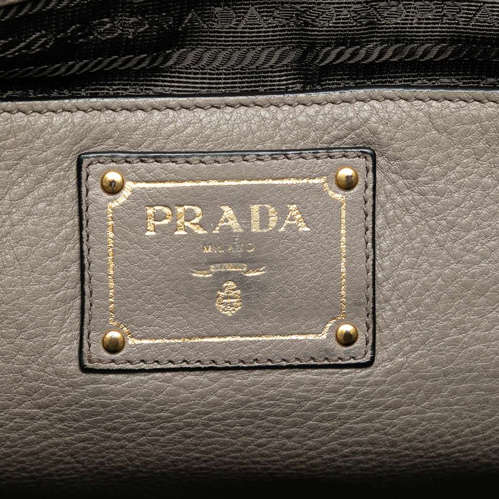 Prada Vitello Daino Open Convertible Tote - 5