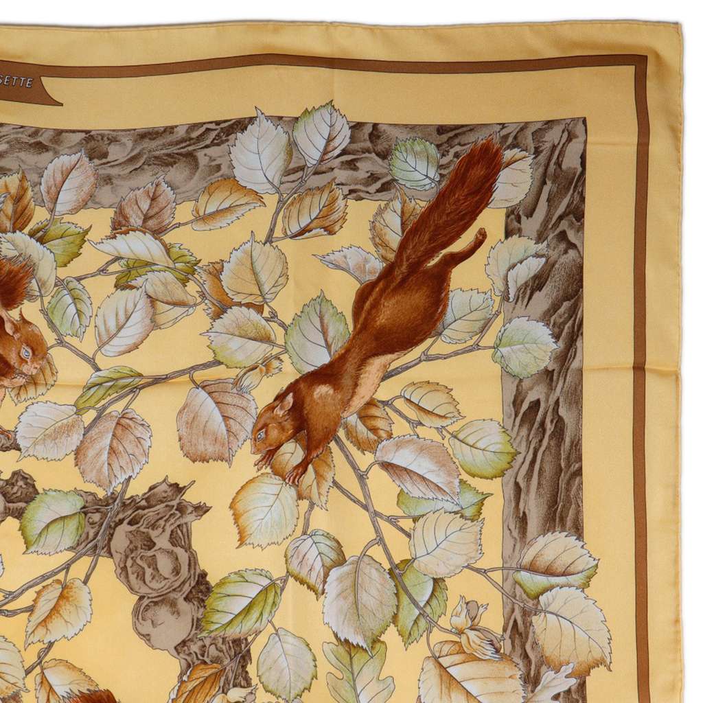 Hermès Casse Noisette Silk Scarf 90 - 4