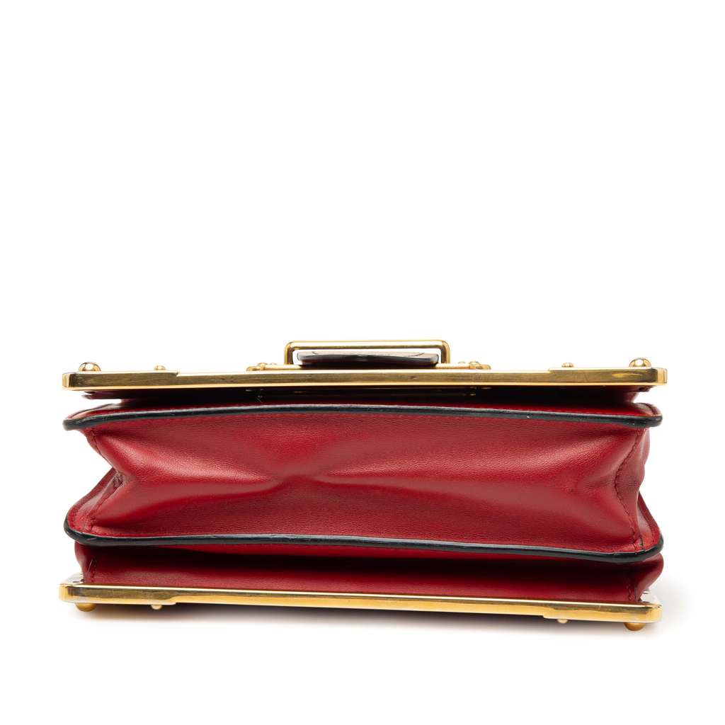 Prada Saffiano Trimmed City Calf Cahier Crossbody - 3