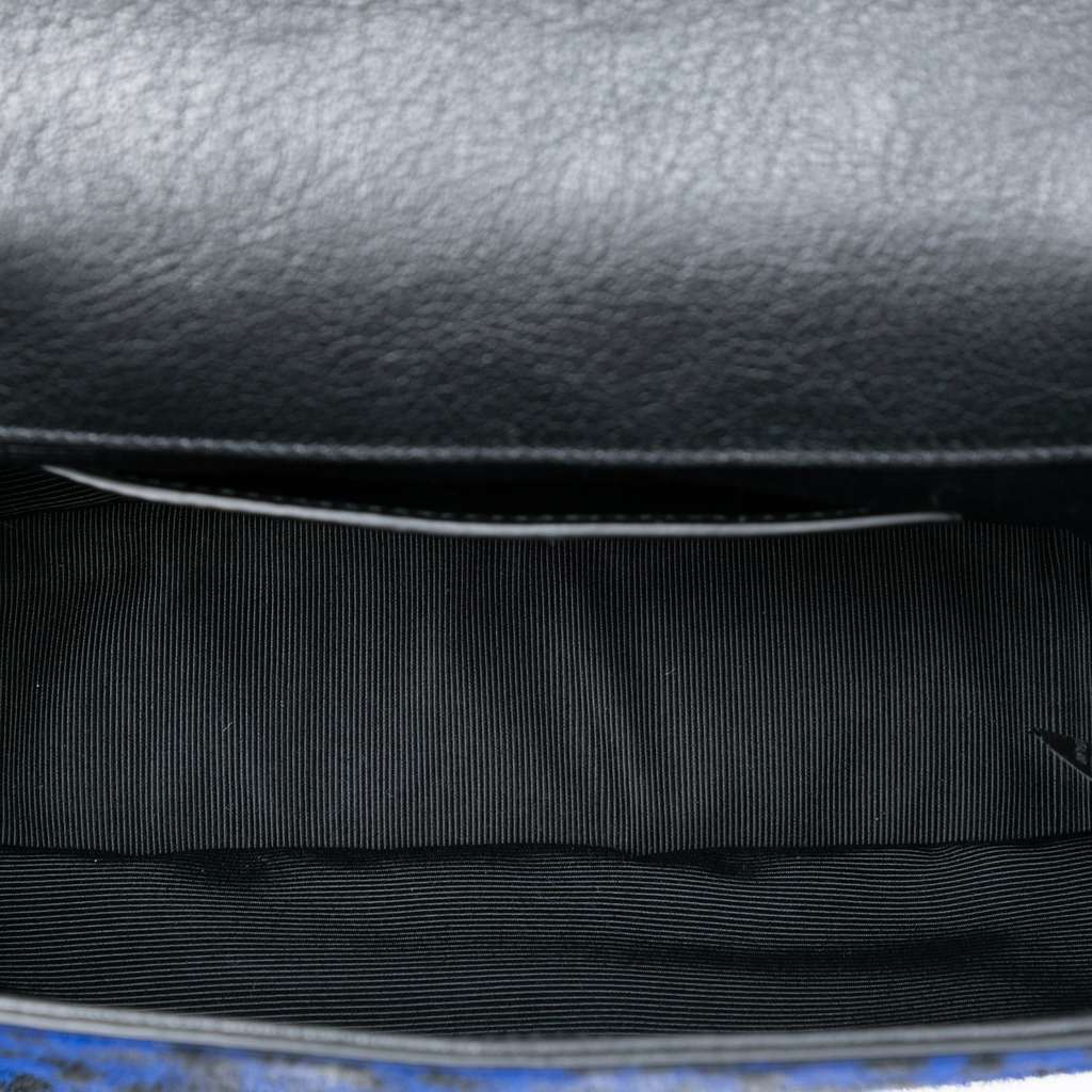 Saint Laurent Pony Hair Leopard Print College Bag - 4