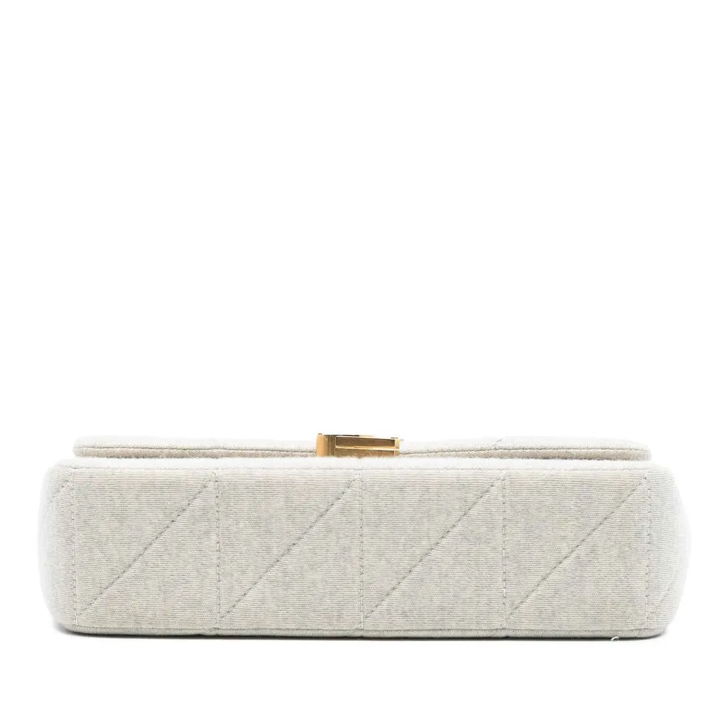 Saint Laurent Medium Jersey Wool Patchwork Jamie Crossbody Brown Wool Very good - Inside View