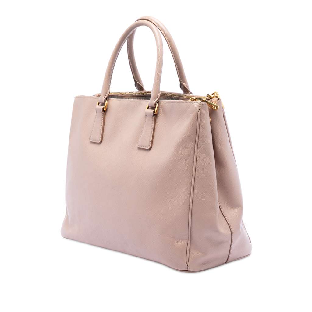 Prada Large Saffiano Lux Galleria Double Zip Satchel - 2