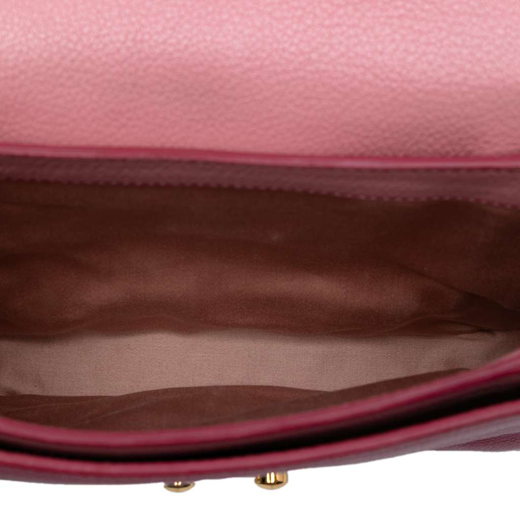 Miu Miu Bicolor Goatskin Madras Crossbody - 4