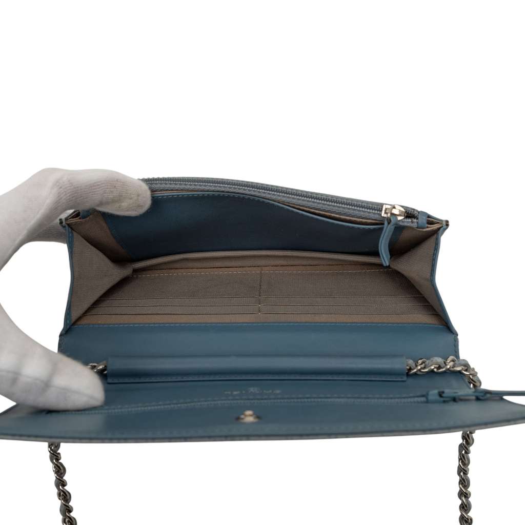 Chanel CC Caviar Wallet On Chain - 4