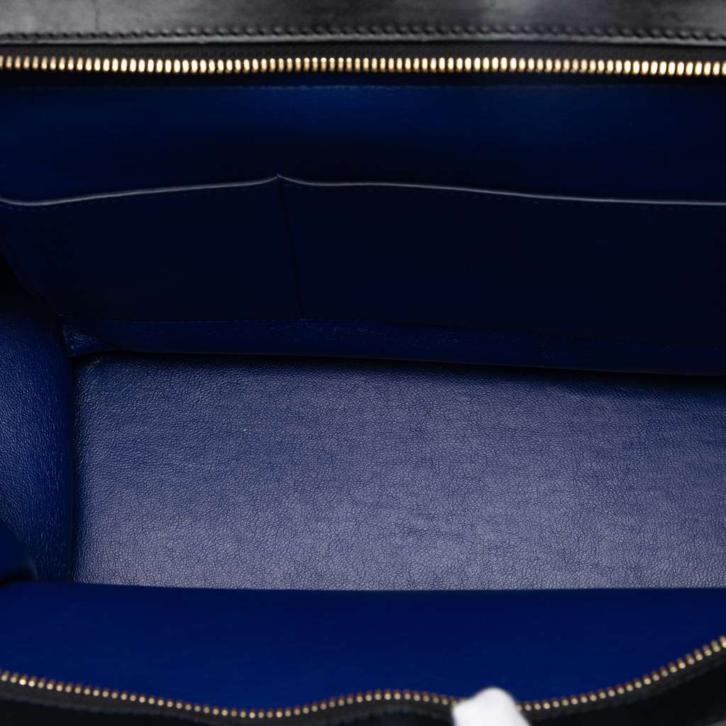 Celine Medium Tricolor Leather Trapeze Satchel - 4