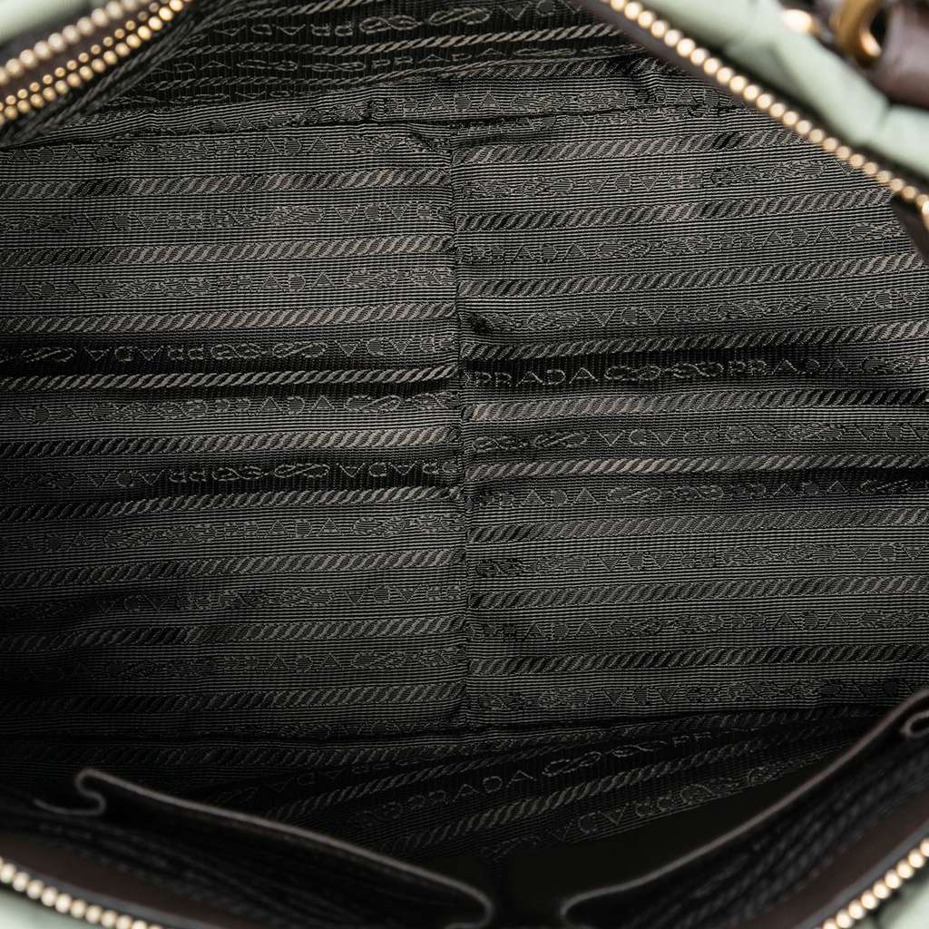 Prada Tessuto Gaufre Satchel - 4