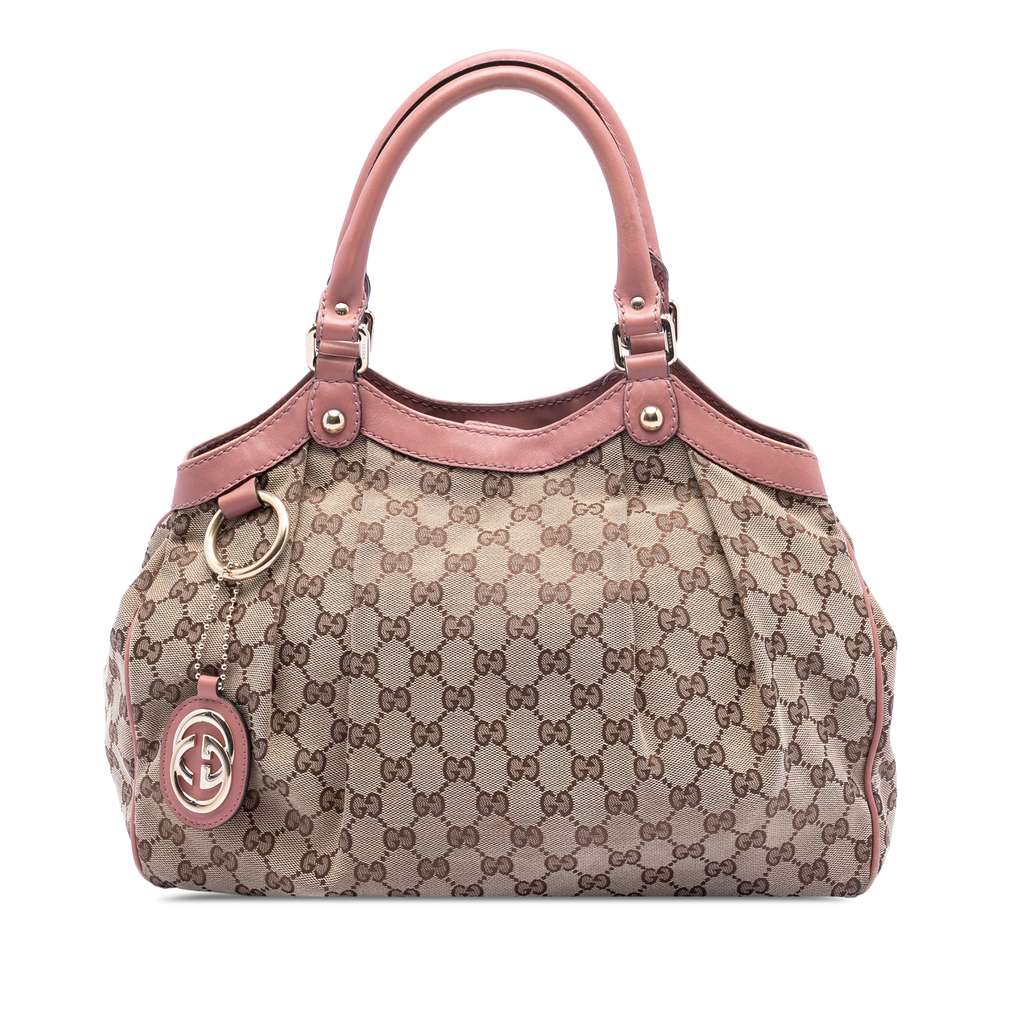 Gucci Medium GG Canvas Sukey Tote